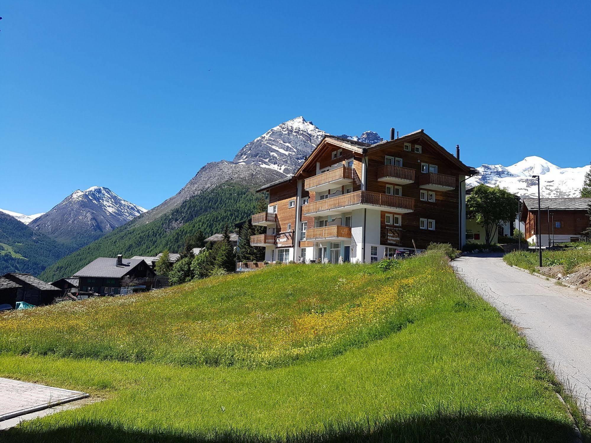 Hotel Alpenperle Зас-Фе Экстерьер фото
